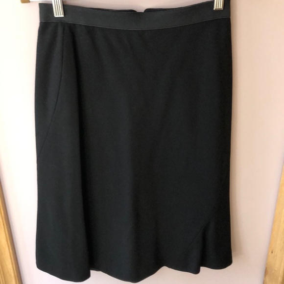Ellie Tahari Fit & Flare Black Skirt - Picture 1 of 5